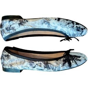 Paul Mayer “Attitudes" Ballet Flats, Size 7.5, Black & Silver * FIRM PRICE *